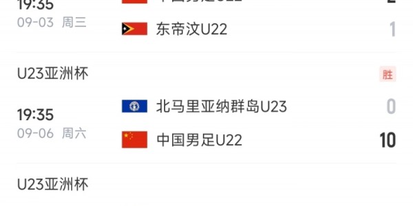 kaiyun-U22国足末轮迎战澳大利亚，9月19日晚决胜争夺小组头名
